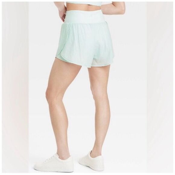 All in Motion 2 in 1 Shorts Size XS Sea Foam Green New - Picture 2 of 5